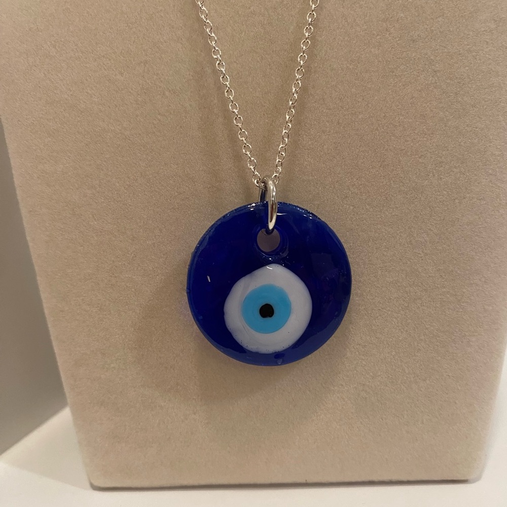 Evil Eye Silver Necklace